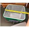 Image 12 : VINTAGE ROLLING ROCK EXTRA PALE BEER GREEN METAL ADVERTISING ICE CHEST COOLER WITH A WHITE LID