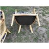 Image 12 : VINTAGE FRENCH COUNTRY STYLE CANED BARREL ARMCHAIR
