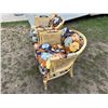 Image 4 : VINTAGE FRENCH COUNTRY STYLE CANED BARREL ARMCHAIR