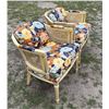 Image 8 : VINTAGE FRENCH COUNTRY STYLE CANED BARREL ARMCHAIR