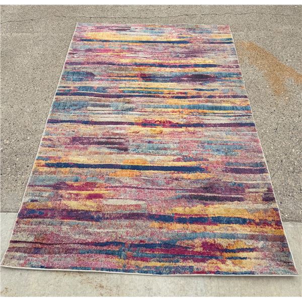 LOLOI DREAMSCAPE RASPBERRY AREA RUG; 5-FT X 7-FT 6-IN