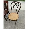 Image 8 : VINTAGE CHAIRS - BENTWOOD CAFÉ CHAIR AND BANKER’S CHAIR; LOT OF 2