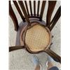 Image 9 : VINTAGE CHAIRS - BENTWOOD CAFÉ CHAIR AND BANKER’S CHAIR; LOT OF 2