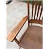 Image 8 : ANTIQUE SOLID OAK ROCKING CHAIR