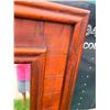 Image 3 : CONTEMPORARY LARGE WOOD FRAMED MIRROR - STUNNING!