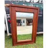 Image 4 : CONTEMPORARY LARGE WOOD FRAMED MIRROR - STUNNING!