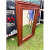 Image 5 : CONTEMPORARY LARGE WOOD FRAMED MIRROR - STUNNING!
