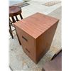 Image 6 : BAR STOOLS, FILE CABINET, AND WOODEN BENCH WITH STORAGE