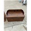 Image 7 : BAR STOOLS, FILE CABINET, AND WOODEN BENCH WITH STORAGE