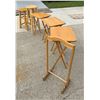 Image 12 : WOODEN STOOLS AND TV TRAY TABLES