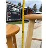 Image 13 : WOODEN STOOLS AND TV TRAY TABLES