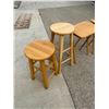 Image 2 : WOODEN STOOLS AND TV TRAY TABLES
