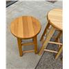Image 4 : WOODEN STOOLS AND TV TRAY TABLES