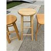 Image 6 : WOODEN STOOLS AND TV TRAY TABLES