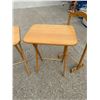 Image 9 : WOODEN STOOLS AND TV TRAY TABLES