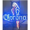 Image 2 : Corona Neon Bar Light Featuring Parrot Design, One of a Kind