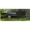 Image 3 : Single-Axle Utility Trailer with Wood Sides and Metal Tongue