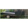 Image 4 : Single-Axle Utility Trailer with Wood Sides and Metal Tongue