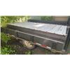 Image 8 : Single-Axle Utility Trailer with Wood Sides and Metal Tongue