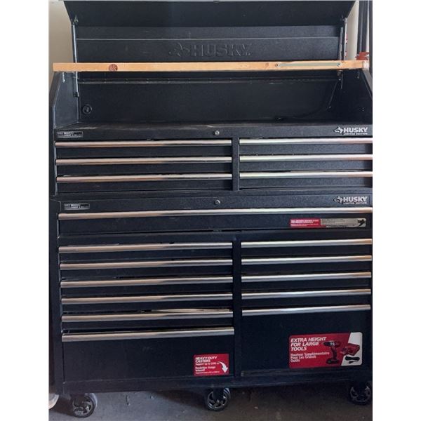 Husky Limited Edition 15-Drawer Rolling Tool Chest with Contents