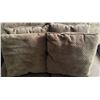 Image 7 : Two-Seat Soft Fabric Couch With Cushions