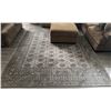 Image 1 : Matching Area Rug and Runner with Rustic Grey Table and Shelf