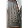 Image 4 : Matching Area Rug and Runner with Rustic Grey Table and Shelf