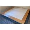 Image 3 : Lightwood Bedroom Set with King Platform, Two Dressers, and Shelf