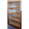 Image 8 : Lightwood Bedroom Set with King Platform, Two Dressers, and Shelf