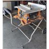 Image 1 : Ridgid R45101 10-Inch Table Saw with Rolling Stand
