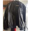 Image 1 : Lucky Brand Black Leather Jacket with Zippered Pockets