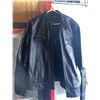 Image 2 : Lucky Brand Black Leather Jacket with Zippered Pockets