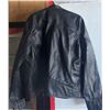 Image 5 : Lucky Brand Black Leather Jacket with Zippered Pockets