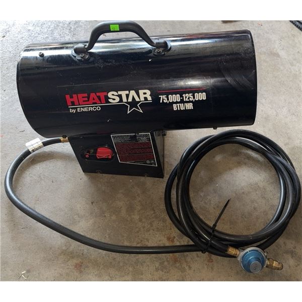 Heat Star by Enerco Propane Forced Air Heater 75,000–125,000 BTU
