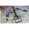 Image 3 : Compound Crossbow with Camouflage Stock, Scope, Crank, Monopod Stand, and Arrows
