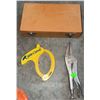 Image 4 : Hand Tools Including Lever Hoist, Quick-Grip Bar Clamps and Utility Knife Set