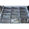 Image 4 : Three Metal Drawer Storage Cabinets with Assorted Hardware