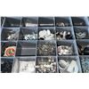 Image 5 : Three Metal Drawer Storage Cabinets with Assorted Hardware
