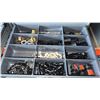 Image 9 : Three Metal Drawer Storage Cabinets with Assorted Hardware