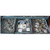 Image 10 : Two Metal Storage Cabinets with Hardware Assortment
