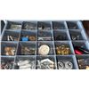 Image 6 : Two Metal Storage Cabinets with Hardware Assortment