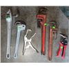 Image 1 : Pipe Wrenches, Locking Pliers, and Aviation Snips