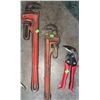 Image 2 : Pipe Wrenches, Locking Pliers, and Aviation Snips