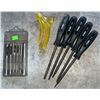 Image 4 : Hand Tool Lot Including Snap-on T-Handle Hex Keys, Screwdrivers, and Punches