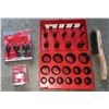 Image 4 : Milwaukee Drill Bit Sets, Hole Dozer, Shockwave Sockets, Hand Tools, and Light Assortment