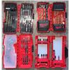 Image 6 : Milwaukee Drill Bit Sets, Hole Dozer, Shockwave Sockets, Hand Tools, and Light Assortment