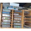 Image 1 : Wood Organizer with Hardware, Fasteners, Sandpaper, and Storage Cases