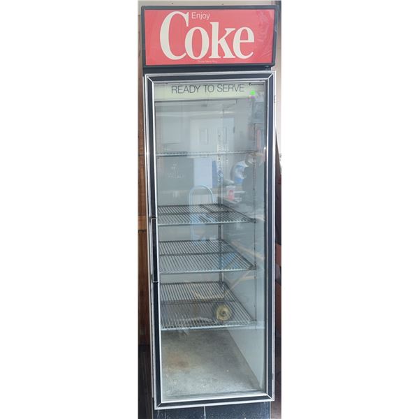 Colostream Products SM16-8 Coca-Cola Single Door Display Refrigerator