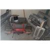 Image 2 : Construction Equipment Including LED Work Lights, Workbench, Ladders, and Electrical Supplies