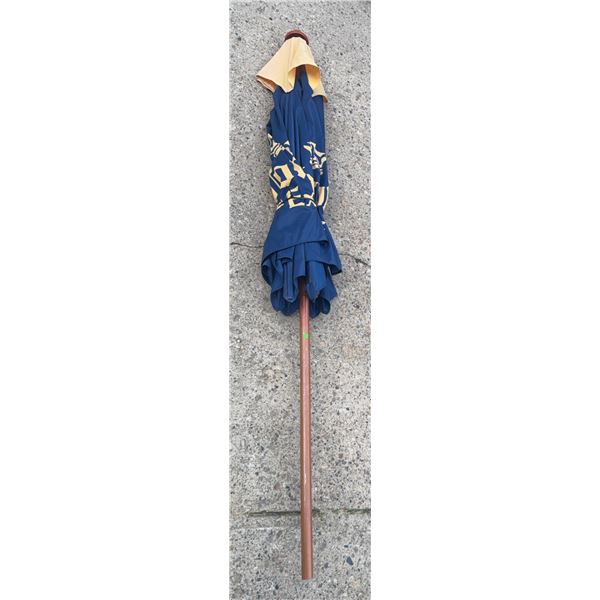 Corona Extra Beer Outdoor Patio Umbrella with Wood Pole